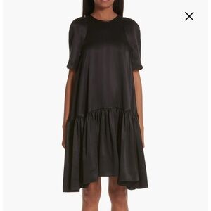 Cecilie Bahnsen Annabella Black Silk Dress size 4